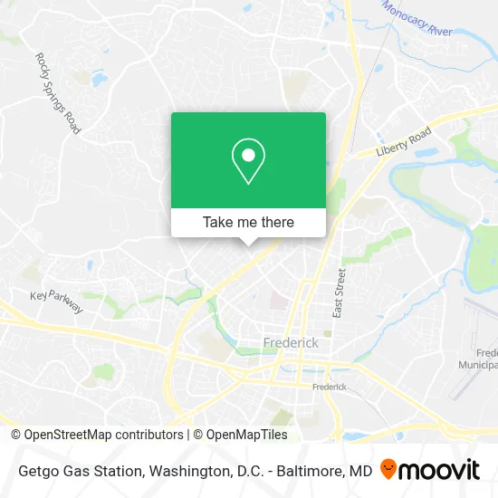 Getgo Gas Station map