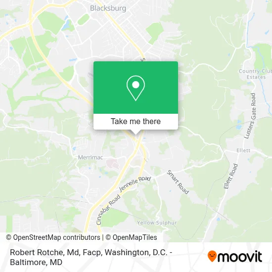 Robert Rotche, Md, Facp map