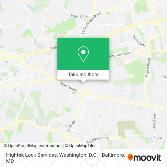 Hightek Lock Services map