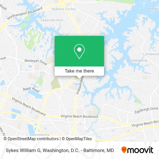 Sykes William G map