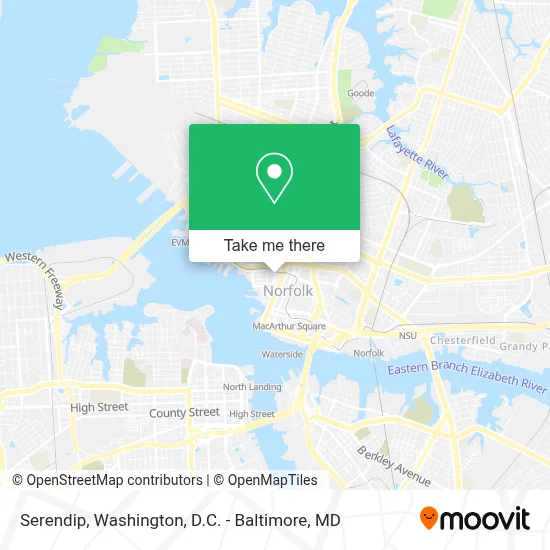 Serendip map