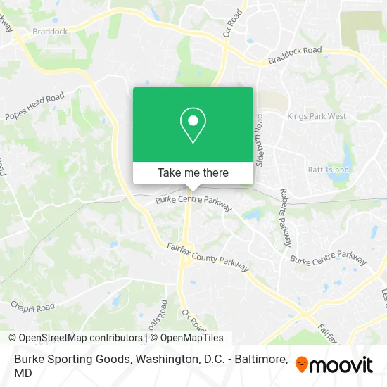 Burke Sporting Goods map