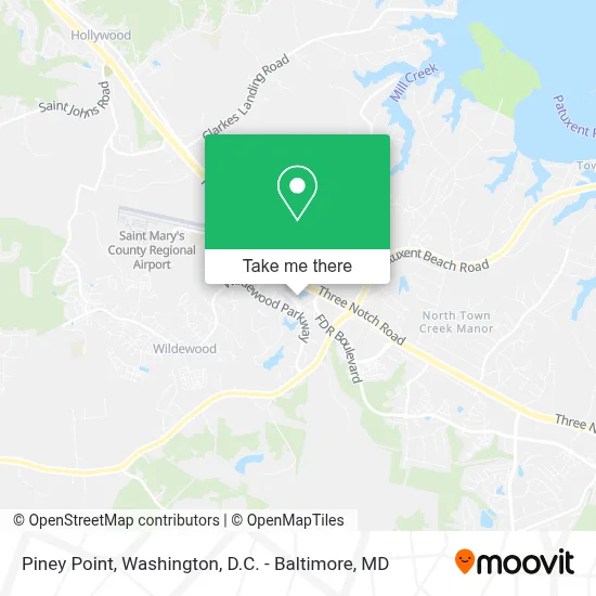 Piney Point map