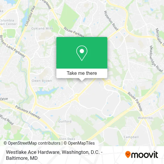 Westlake Ace Hardware map