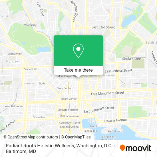 Radiant Roots Holistic Wellness map