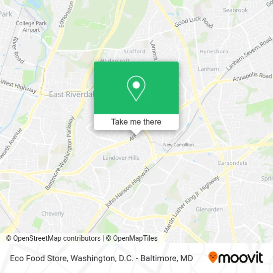 Eco Food Store map