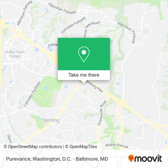 Purevance map