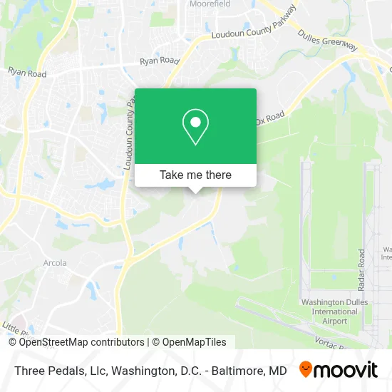 Three Pedals, Llc map
