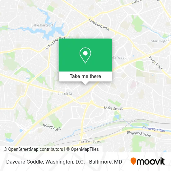 Daycare Coddle map
