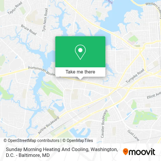 Sunday Morning Heating And Cooling map