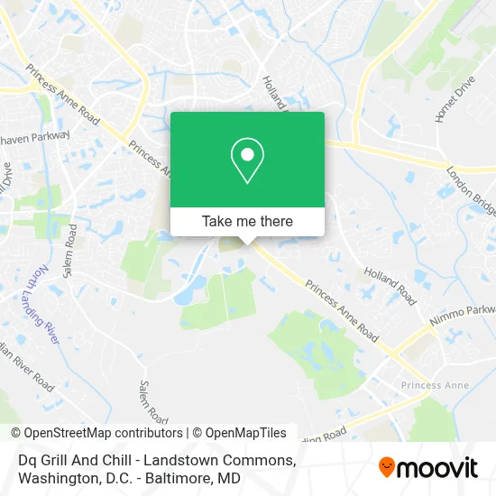 Dq Grill And Chill - Landstown Commons map