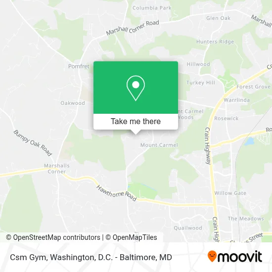 Csm Gym map
