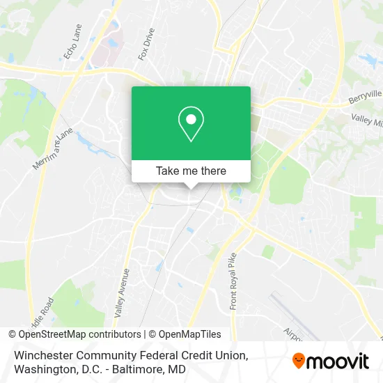 Winchester Community Federal Credit Union map