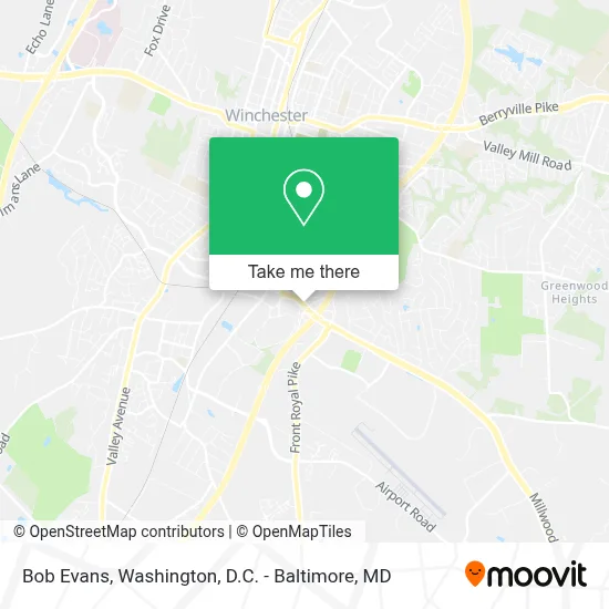 Bob Evans map
