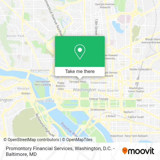Promontory Financial Services map