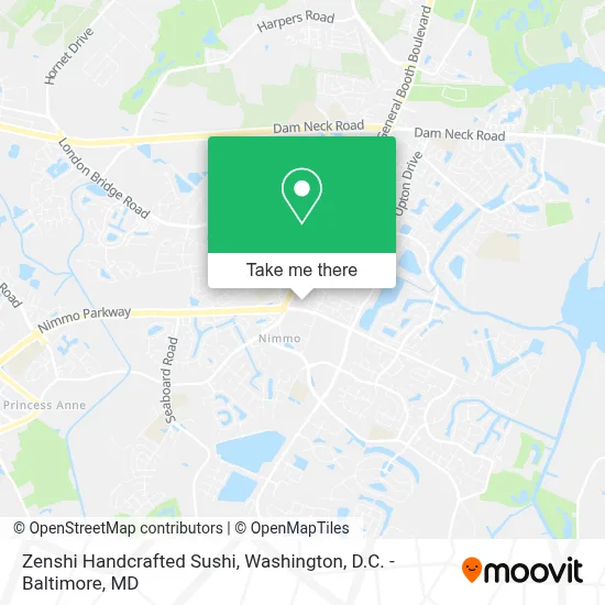 Zenshi Handcrafted Sushi map