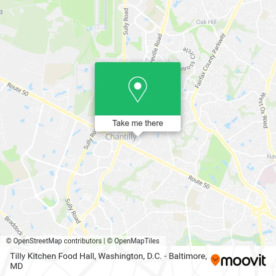 Tilly Kitchen Food Hall map