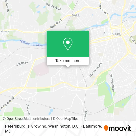 Petersburg Is Growing map