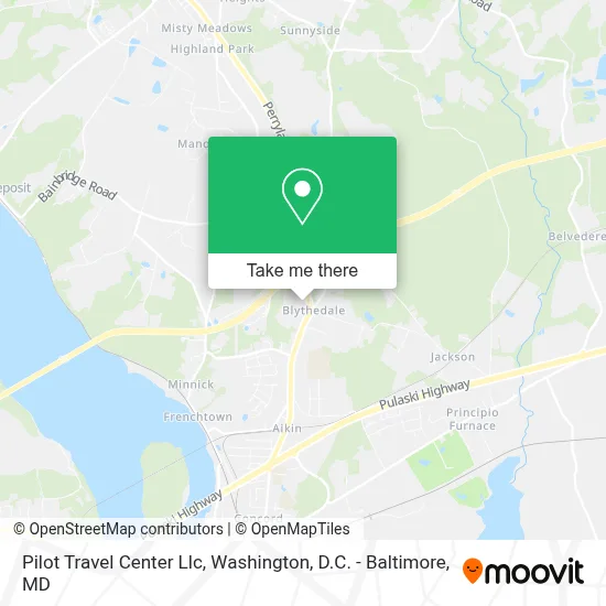 Pilot Travel Center Llc map