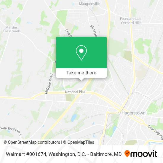Walmart #001674 map