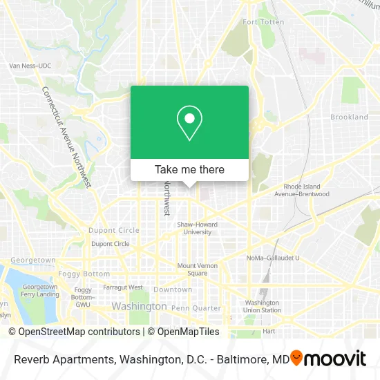Reverb Apartments map
