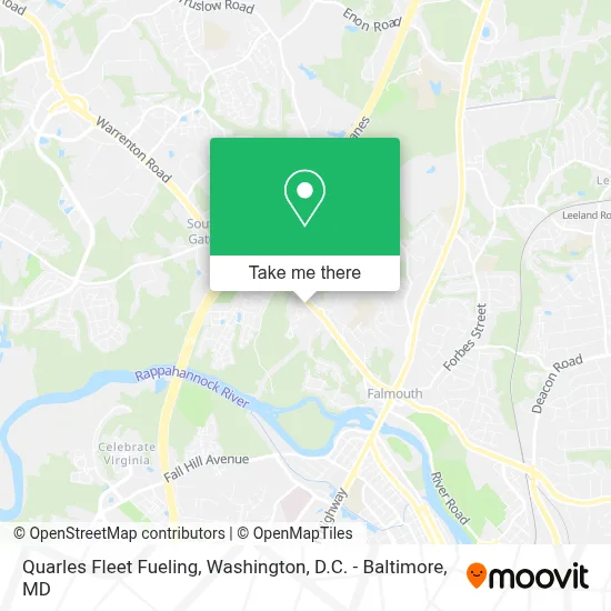 Quarles Fleet Fueling map
