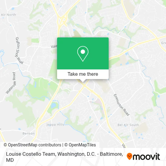 Louise Costello Team map