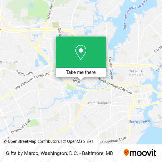 Gifts by Marco map