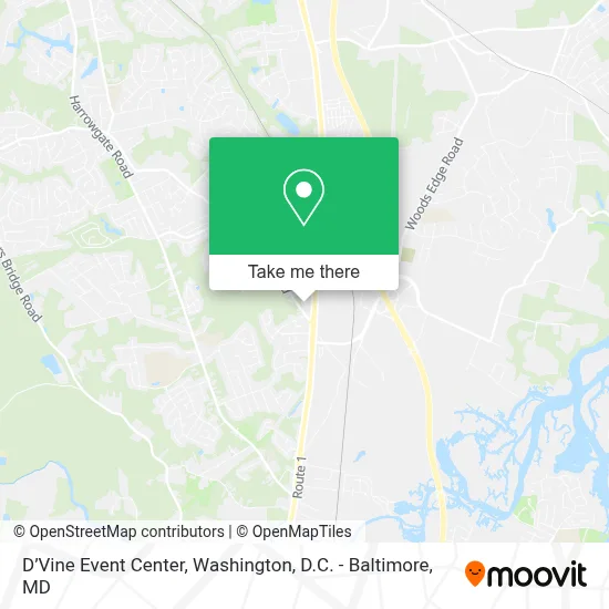 D’Vine Event Center map