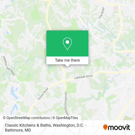 Classic Kitchens & Baths map