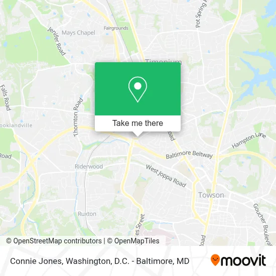 Connie Jones map