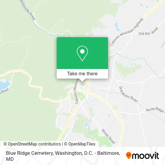 Blue Ridge Cemetery map