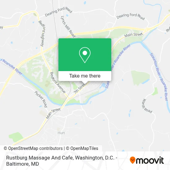 Rustburg Massage And Cafe map