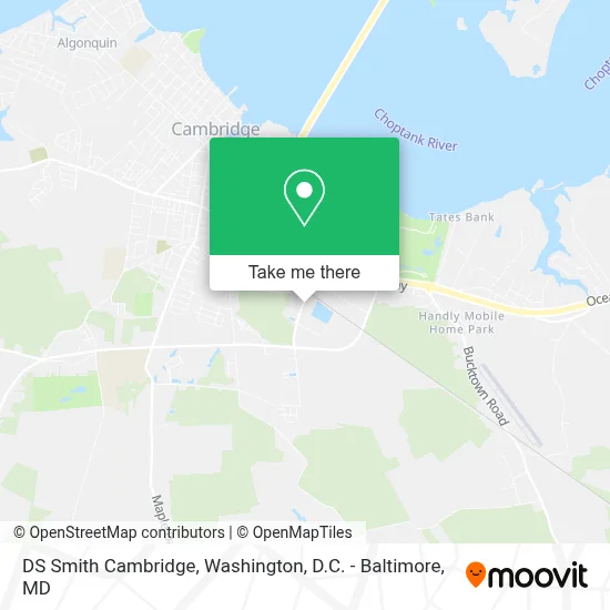 DS Smith Cambridge map