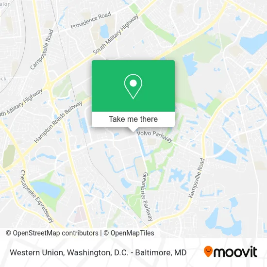 Western Union map