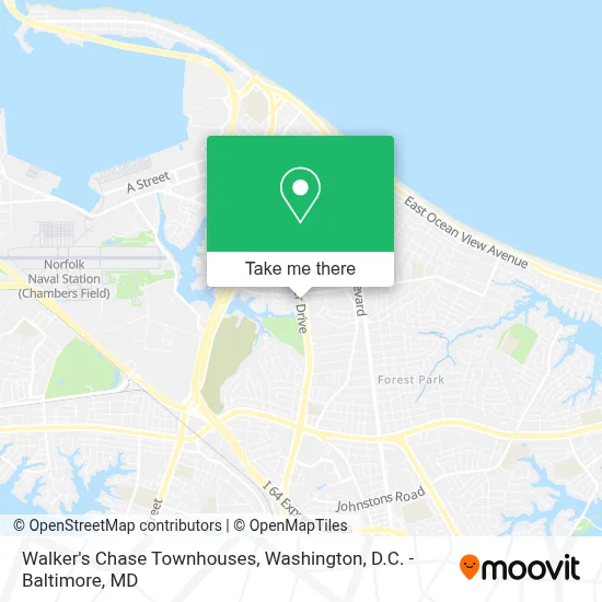 Walker's Chase Townhouses map