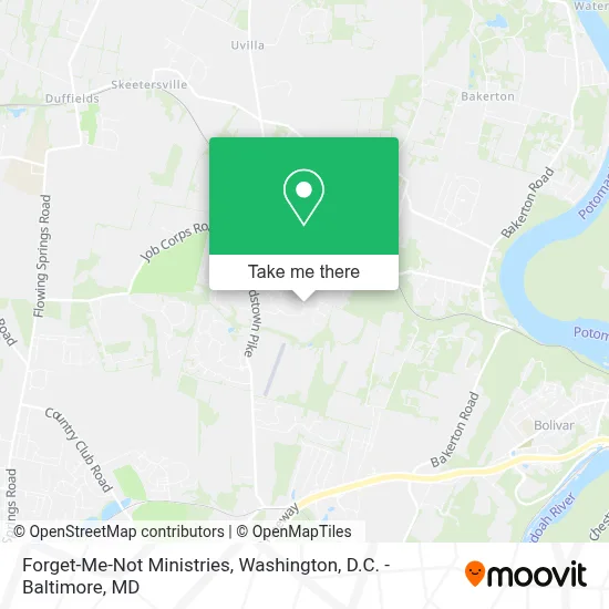 Forget-Me-Not Ministries map