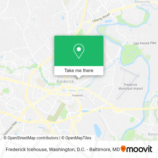 Frederick Icehouse map
