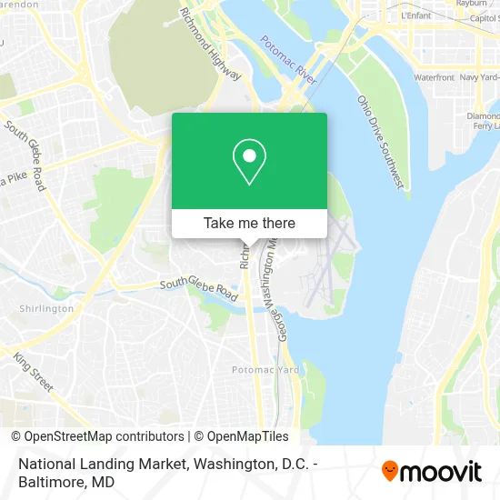 National Landing Market map