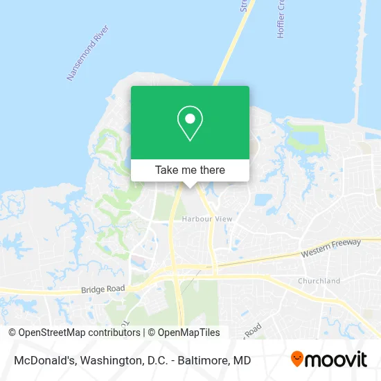 Mcdonald's map