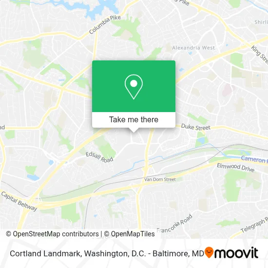 Cortland Landmark map