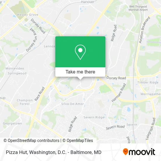 Pizza Hut map