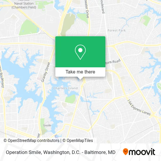Operation Smile map