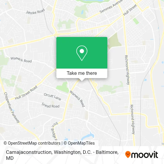 Camajaconstruction map