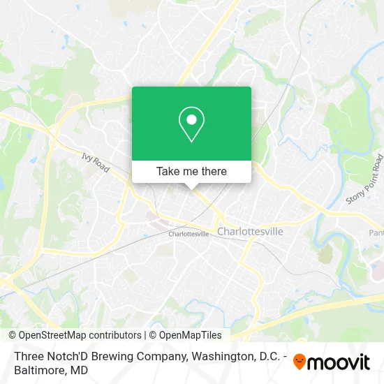 Three Notch'D Brewing Company map