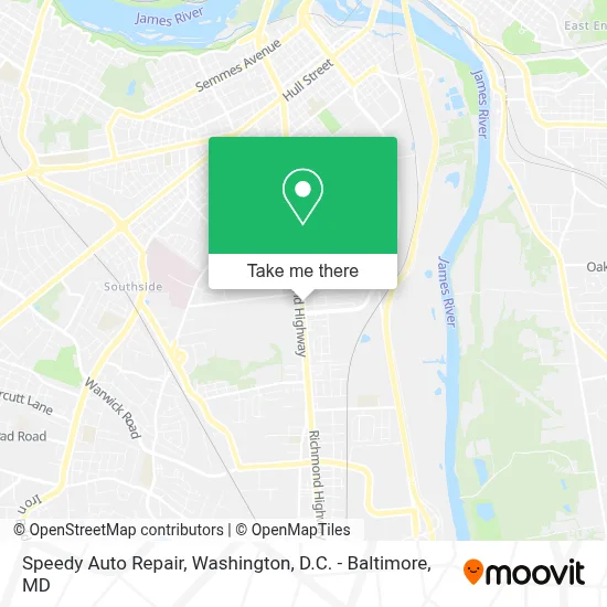 Speedy Auto Repair map
