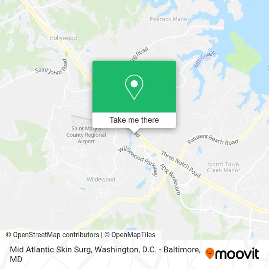 Mid Atlantic Skin Surg map