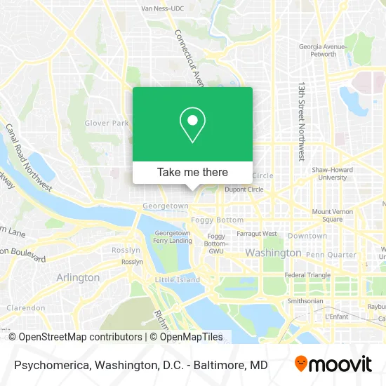 Psychomerica map