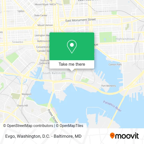 Evgo map