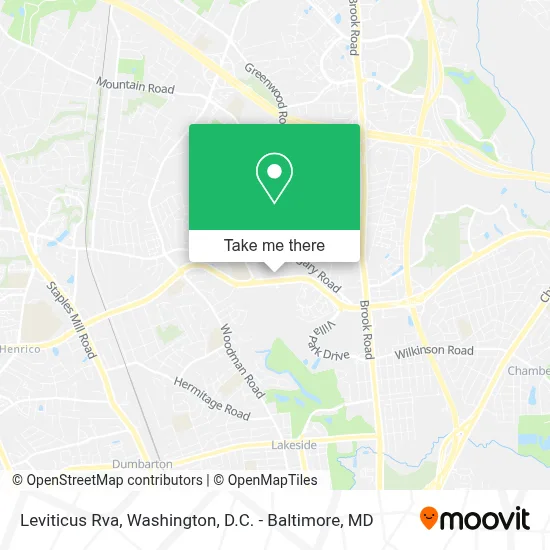 Leviticus Rva map